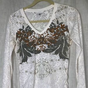 Cabi 174 Burnout Sugar Tee, Size M